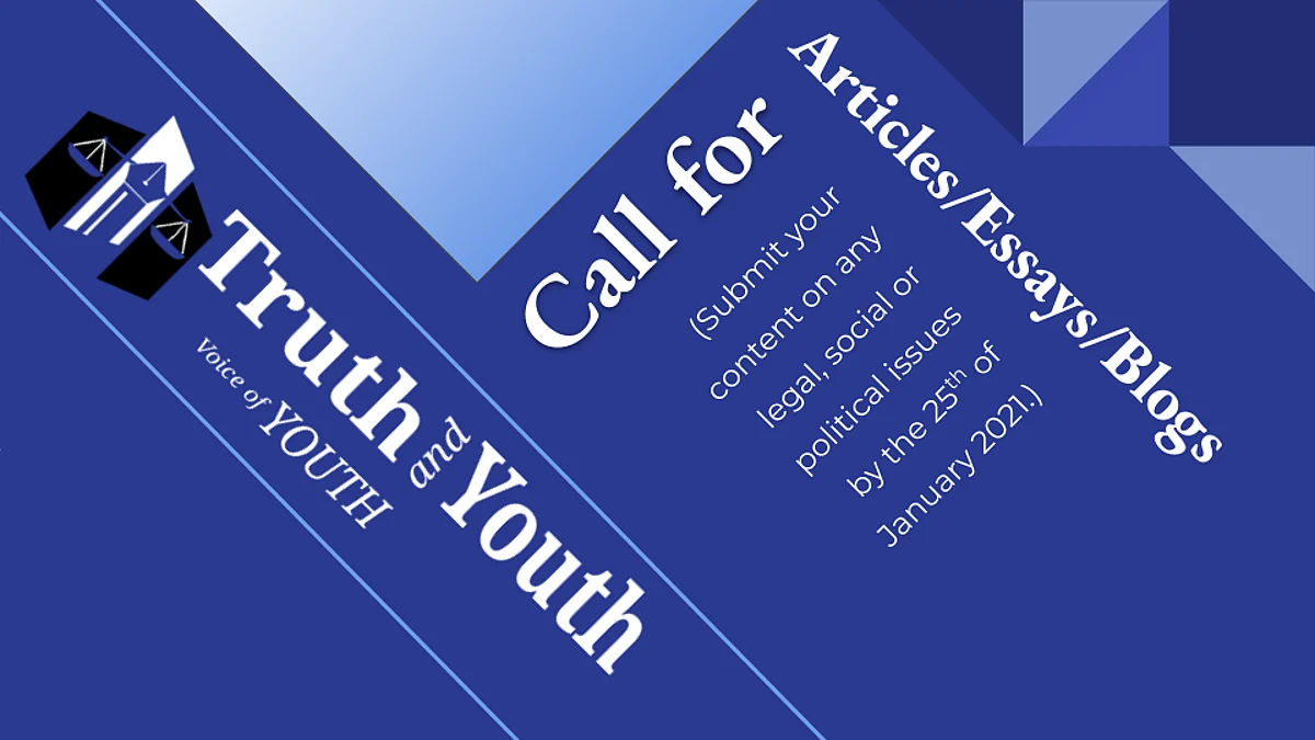 Call for Posts: Truth and Youth journal (Register by 15 Jan)