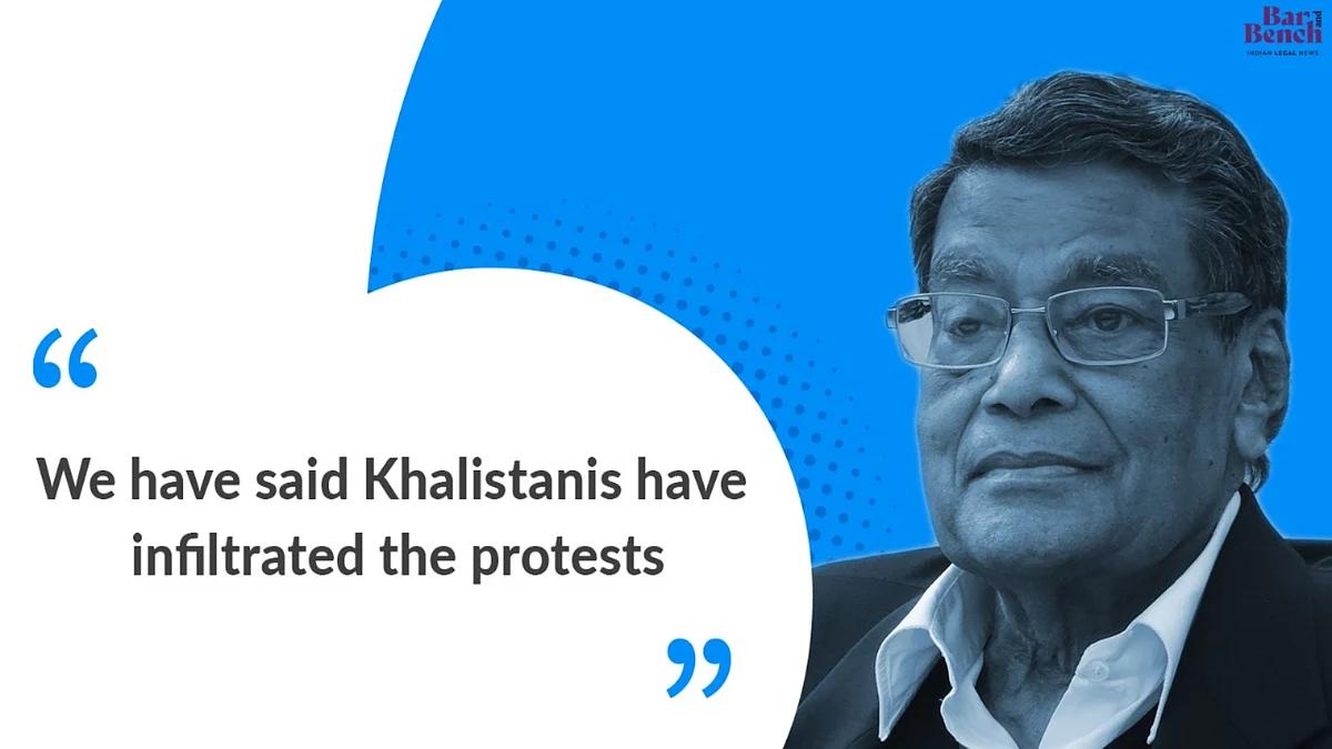 Khalistanis have infiltrated Farmers protests: Attorney General KK Venugopal