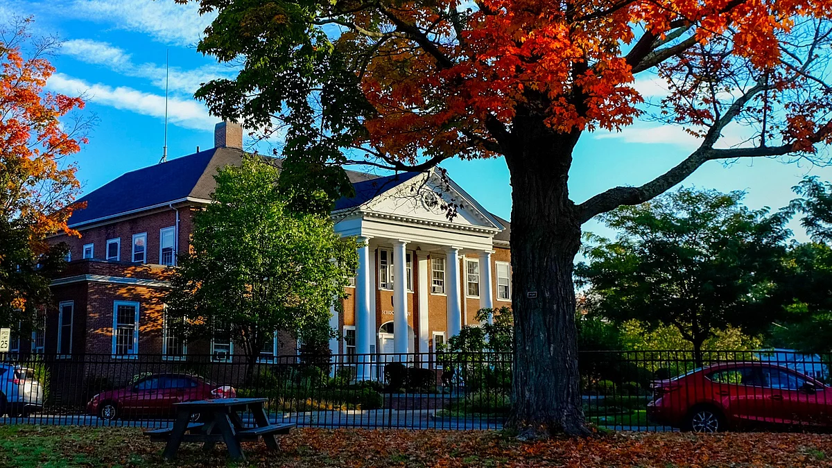 The UNH campus in Fall