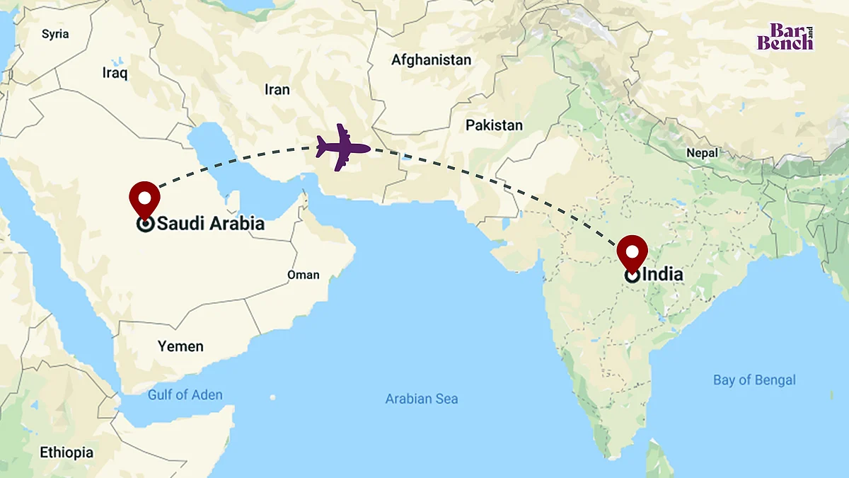 Saudi Arabia to India
