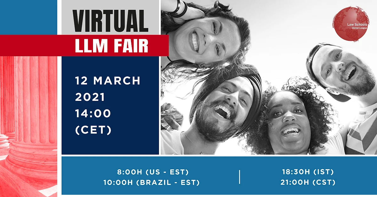Attend: Law Schools Global League virtual LL.M. Fair (March 12)