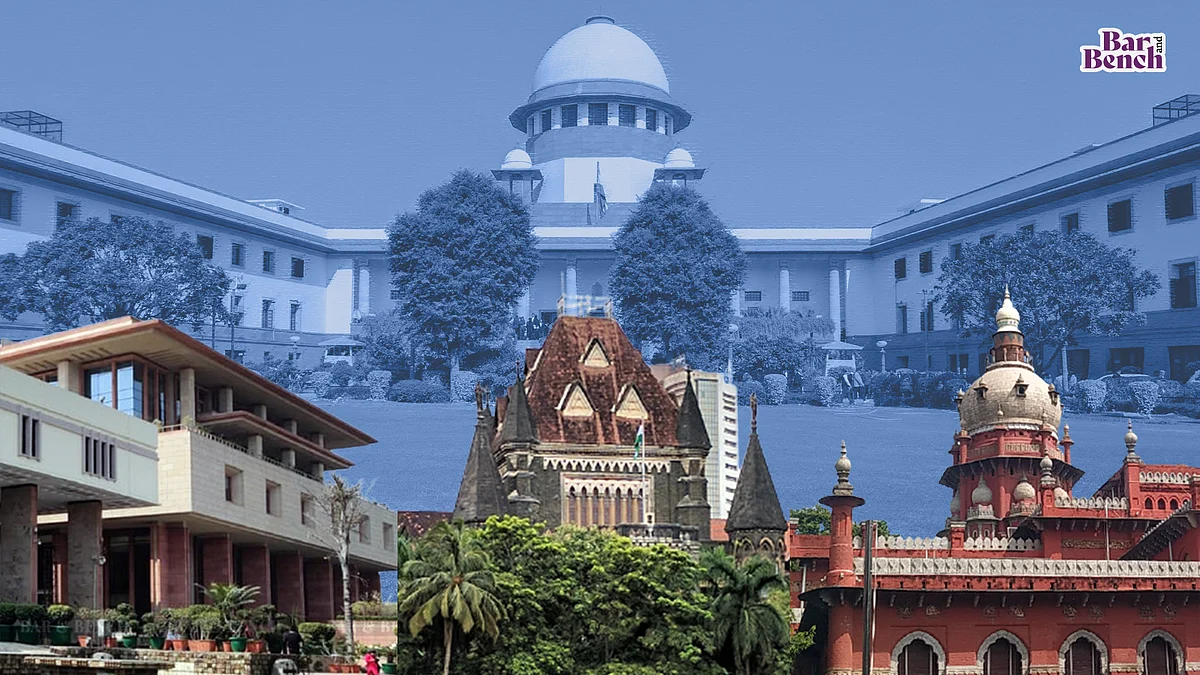 Delhi, Bombay and Madras High Courts with Supreme Court