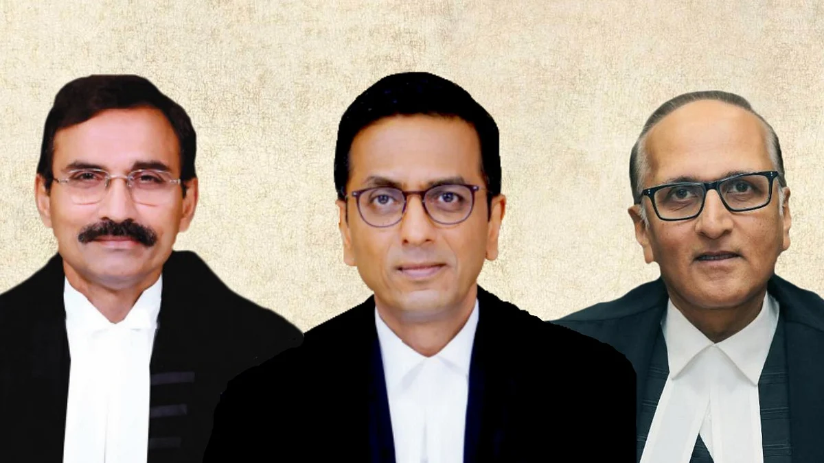 Justices DY Chandrachud, L Nageswara Rao and Ravindra Bhat