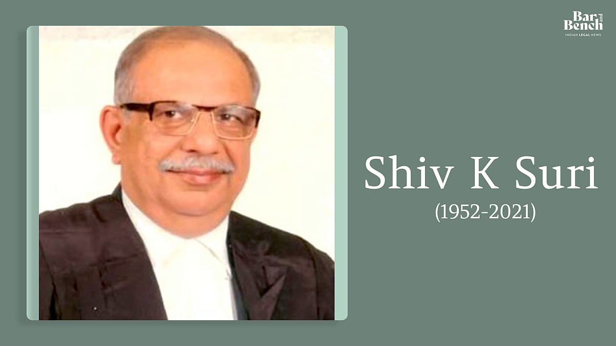 A tribute to Advocate Shiv Kumar Suri