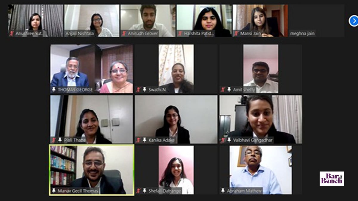 Bangalore Law College wins Thomas George & Associates' 2nd National Virtual Moot 