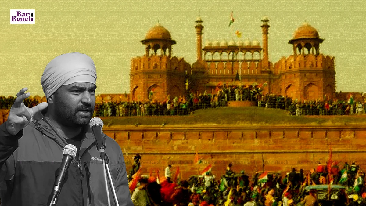 Lakha Sidhana, Red Fort