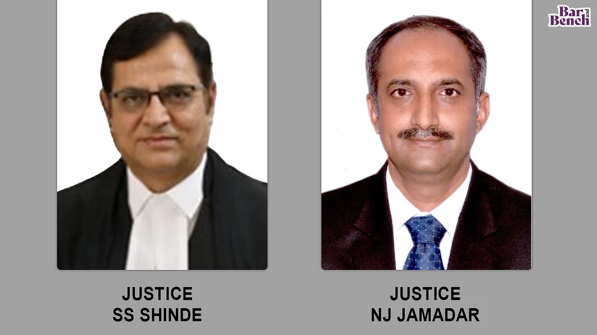 Justices SS Shinde and NJ Jamadar, Bombay High Court