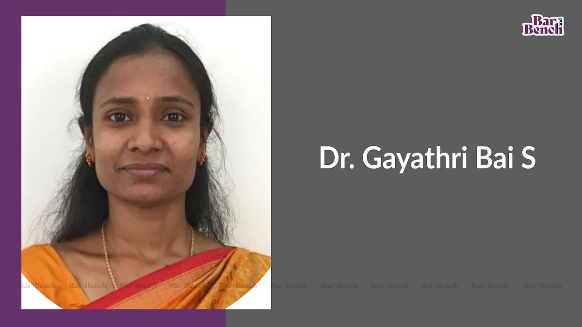 In Conversation with Dr. Gayathri Bai S, BMS College of Law