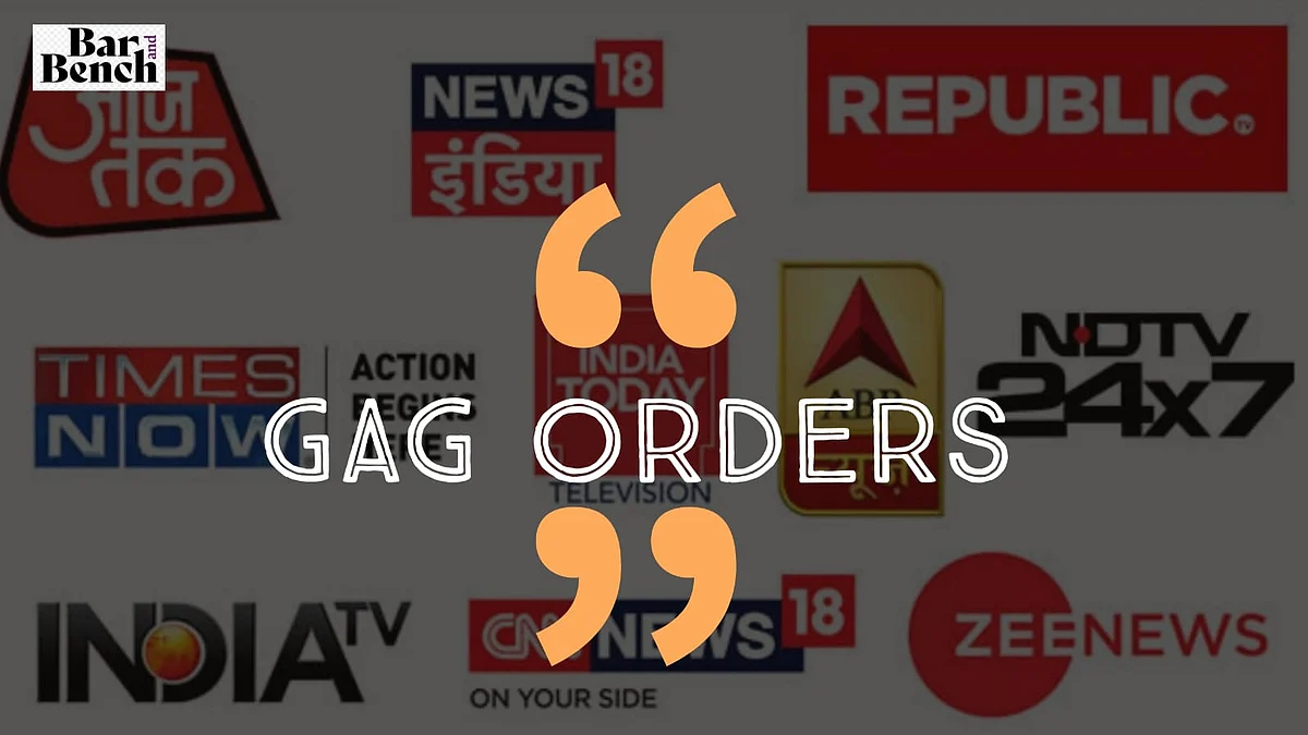 Four times courts in Karnataka have passed gag orders against media in last 5 months