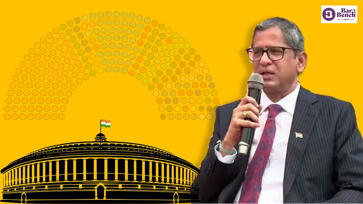 CJI NV Ramana, Parliament