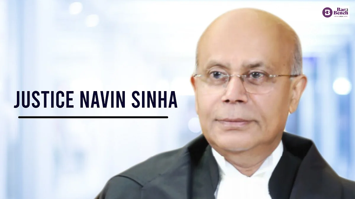 Young lawyers need to be trained, humility lies in recognizing one's own shortcoming: Supreme Court judge Justice Navin Sinha retires