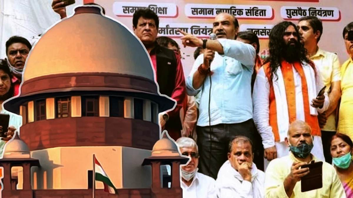The sloganeering is stated to have occurred after a rally called by lawyer Ashwini Upadhyay “against Colonial-era laws” wrapped up earlier in the day