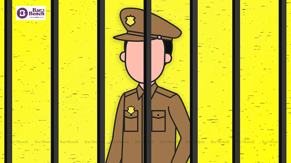 Cop in jail