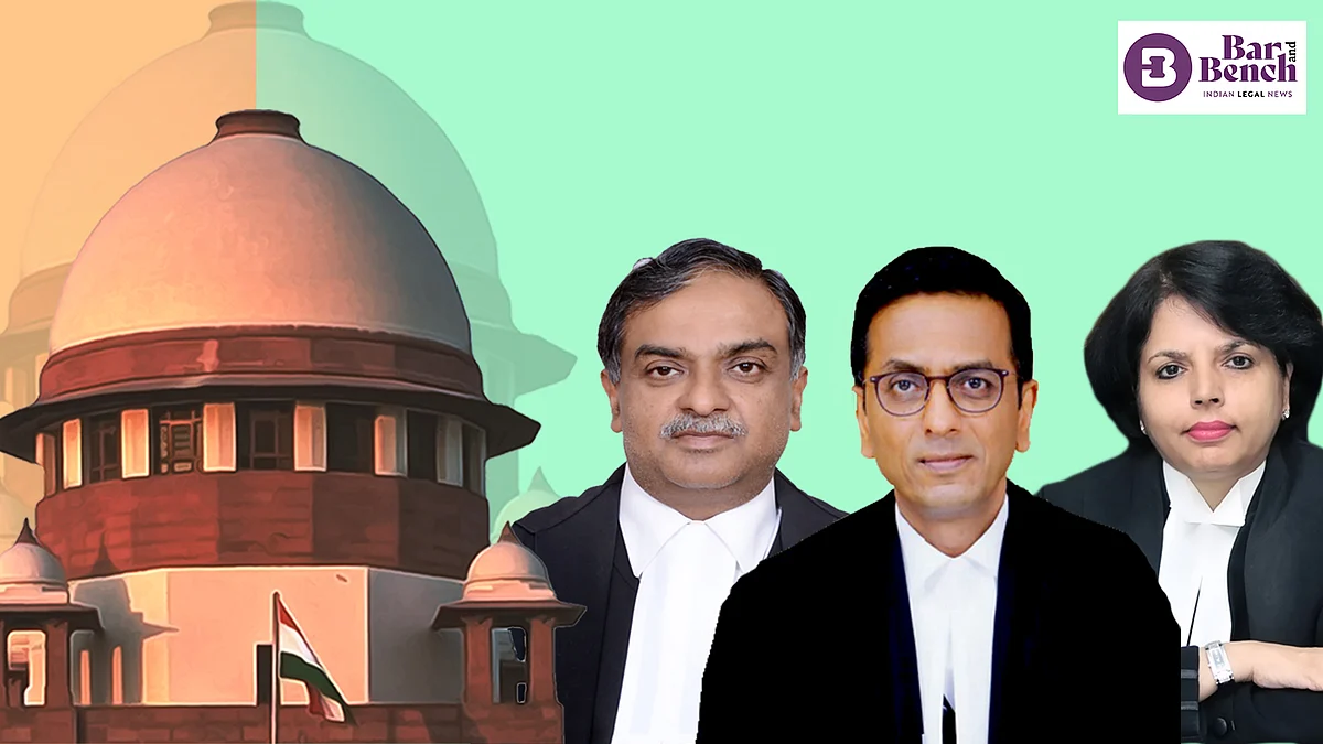 Justices Vikram Nath, DY Chandrachud and Hima Kohli