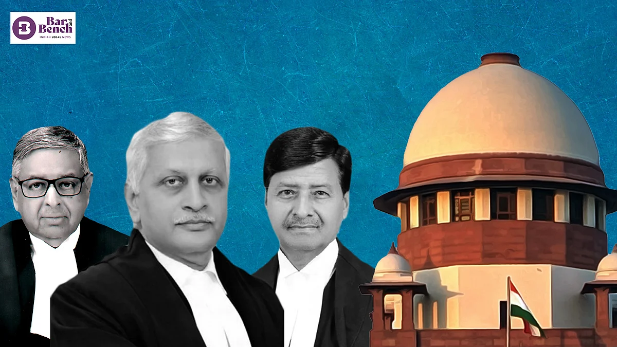 Justices UU Lalit, Aniruddha Bose and Ajay Rastogi