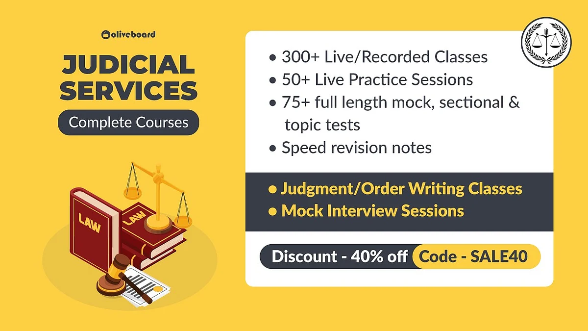 Crack State Judicial Services Exam with Oliveboard Online Courses & Mock Tests
