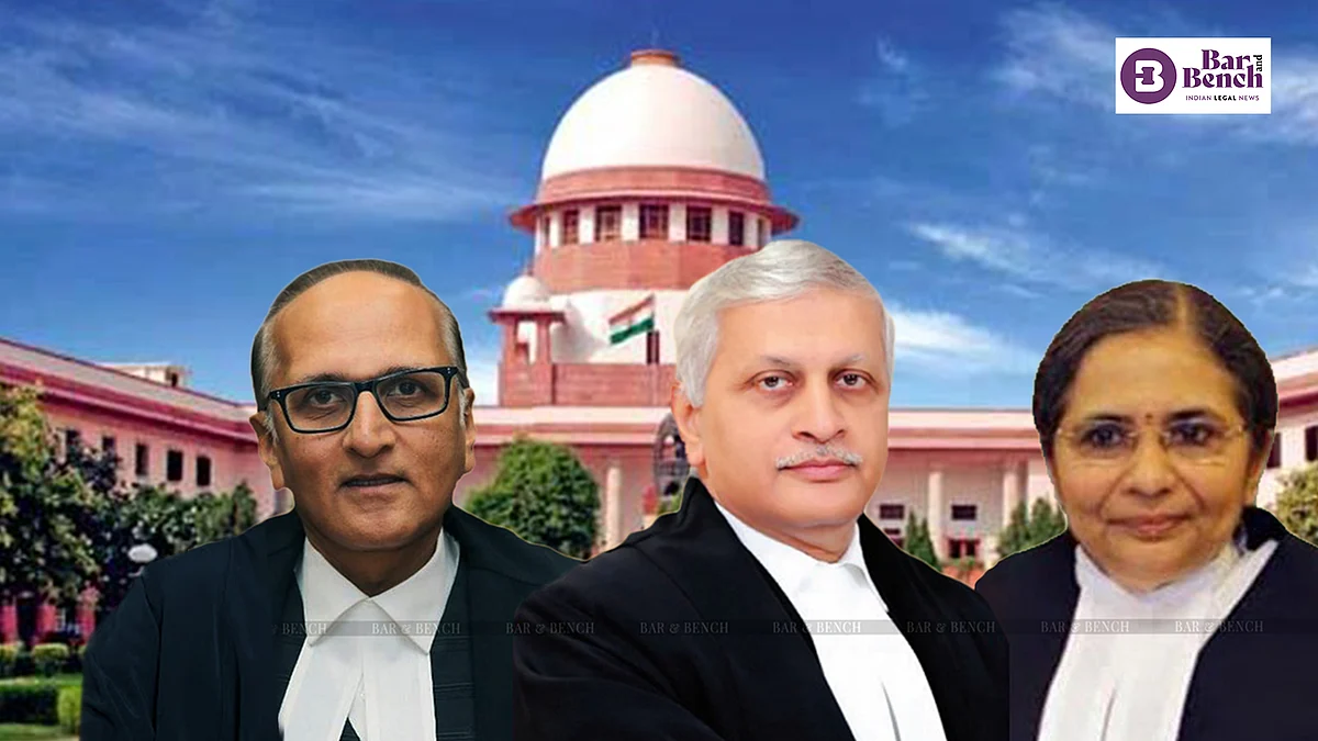 UU Lalit, Ravindra Bhat and Bela Trivedi