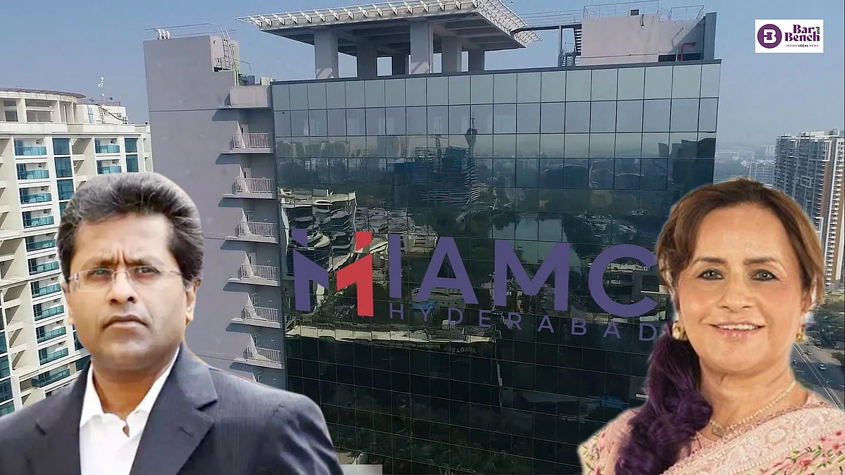 Lalit modi and beena modi with IAMC, Hyderabad