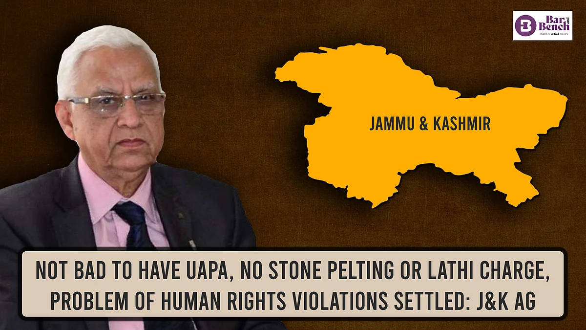 DC Raina, Jammu & Kashmir AG
