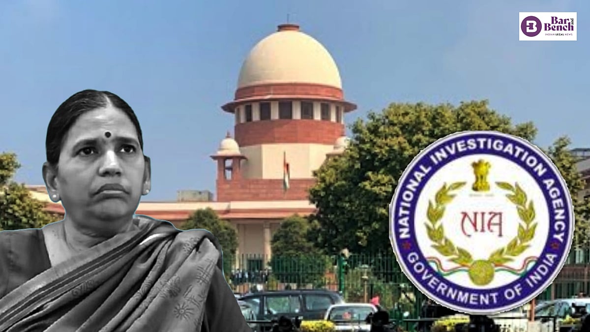 [BREAKING] Sudha Bharadwaj bail: Supreme Court rejects NIA appeal against default bail granted by Bombay High Court - Vimarsana News