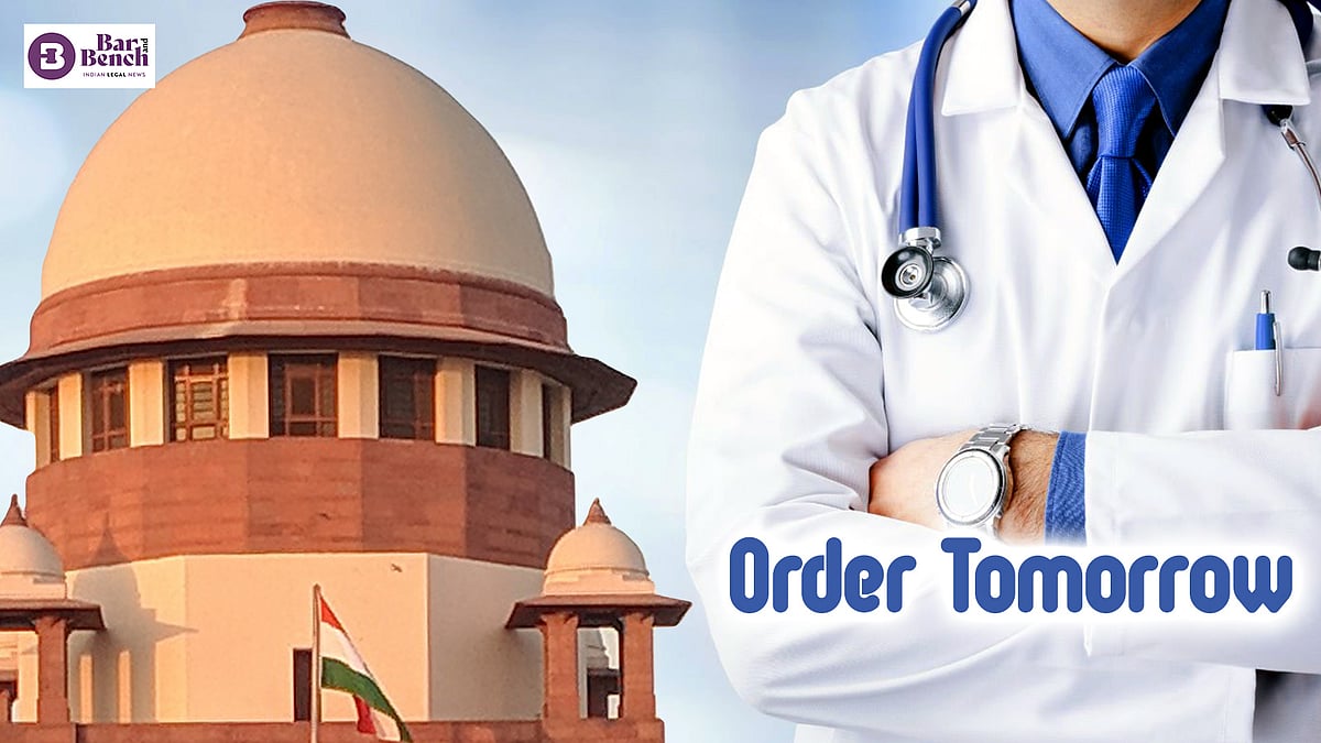[BREAKING] NEET PG case: Supreme Court to pronounce order tomorrow - Vimarsana News