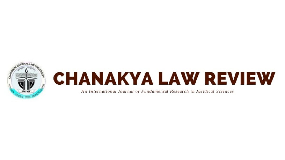 Call for Papers: The Chanakya Law Review by CNLU Patna - Vimarsana News