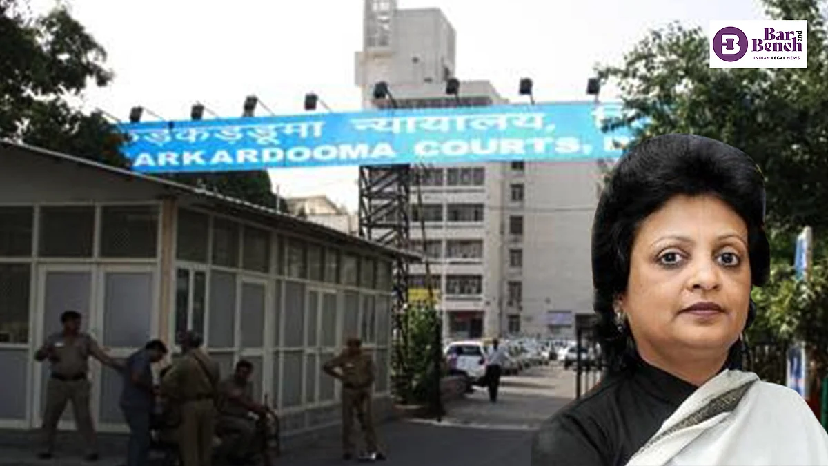 Senior Advocate Rebecca John and Karkardooma Court