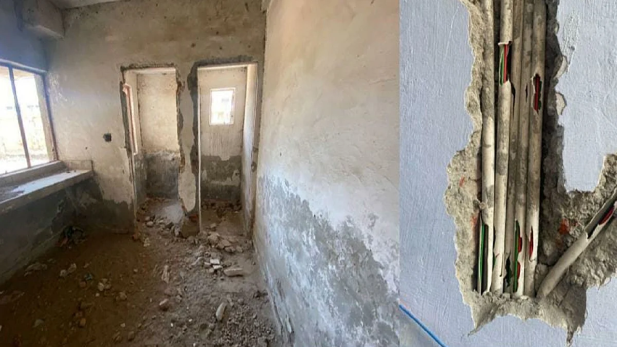 Khori gaon allotted flats