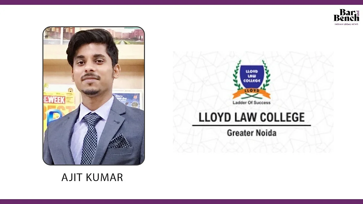 Know your Campus Ambassador: Ajit Kumar, Lloyd Law College