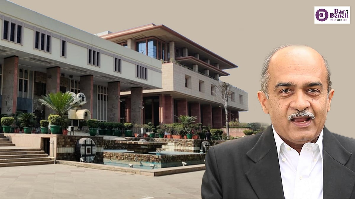 Delhi High Court restrains Bar Council of Delhi from passing order in disciplinary proceedings against Prashant Bhushan - Vimarsana News