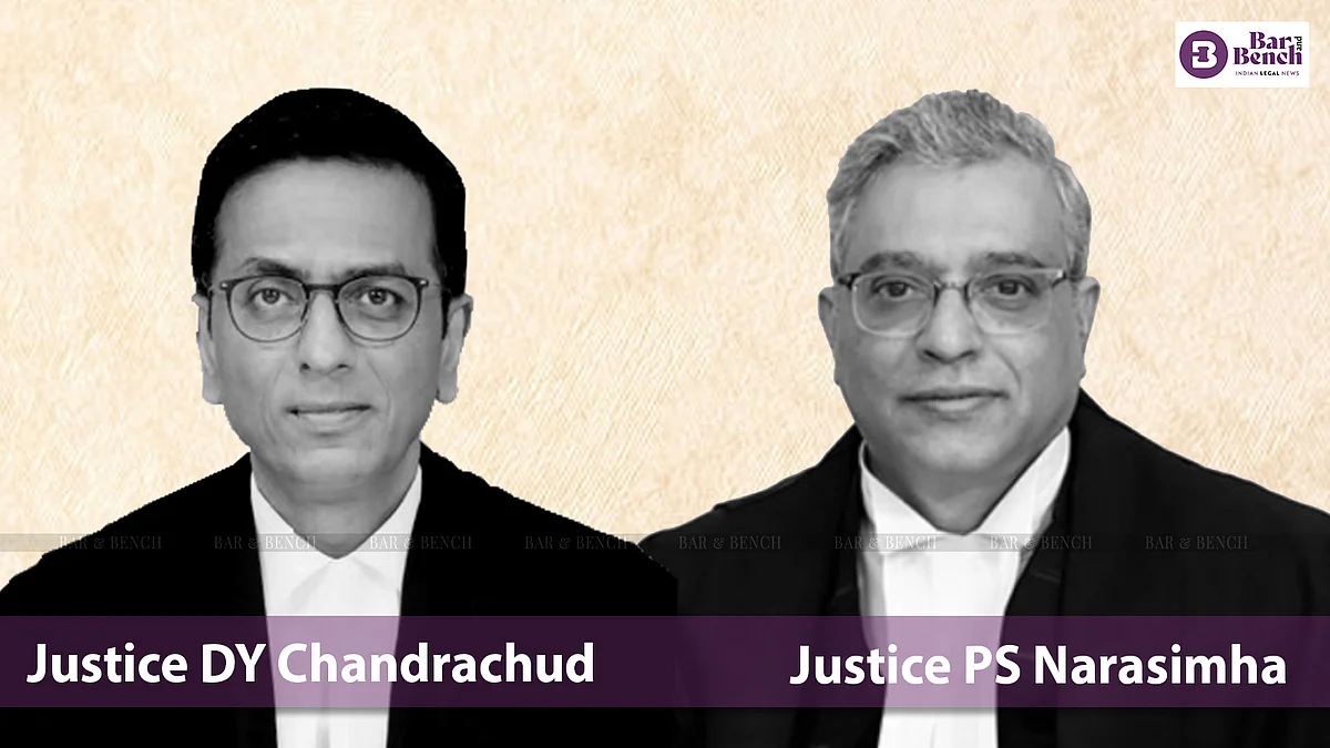 Justice DY Chandrachud and Justice PS Narasimha