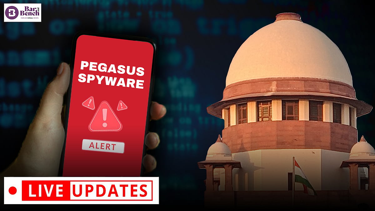 Pegasus case: LIVE UPDATES from Supreme Court - Vimarsana News