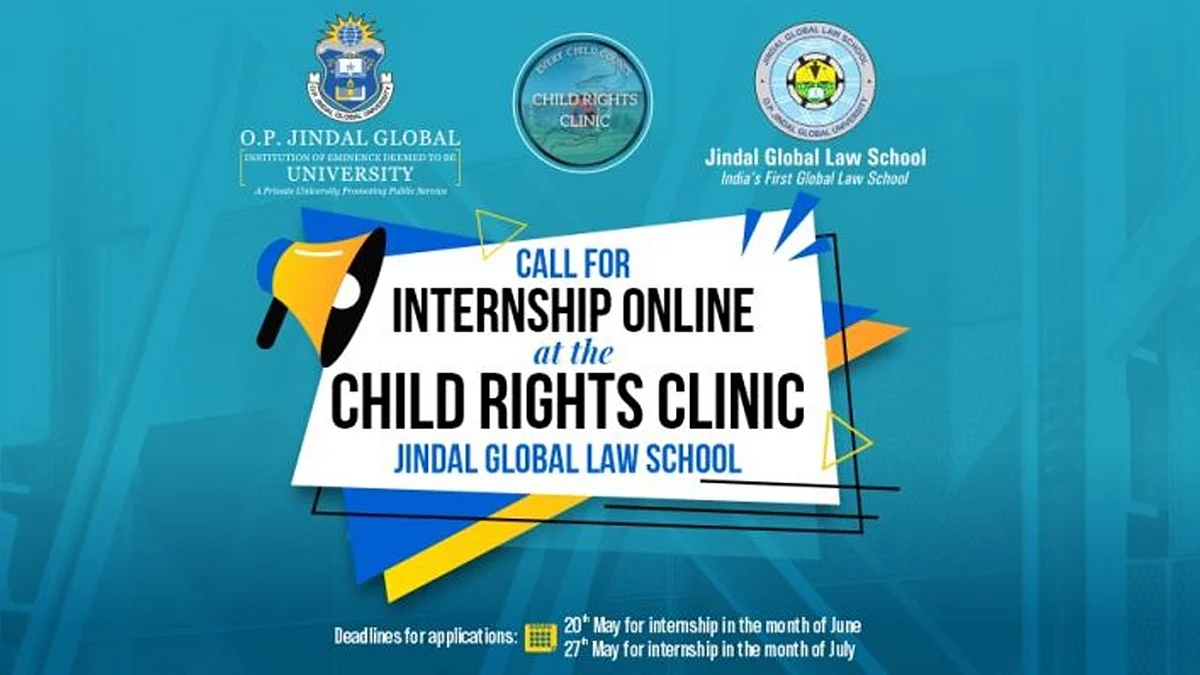 Online Internship at Child Rights Clinic, Jindal Global Law School