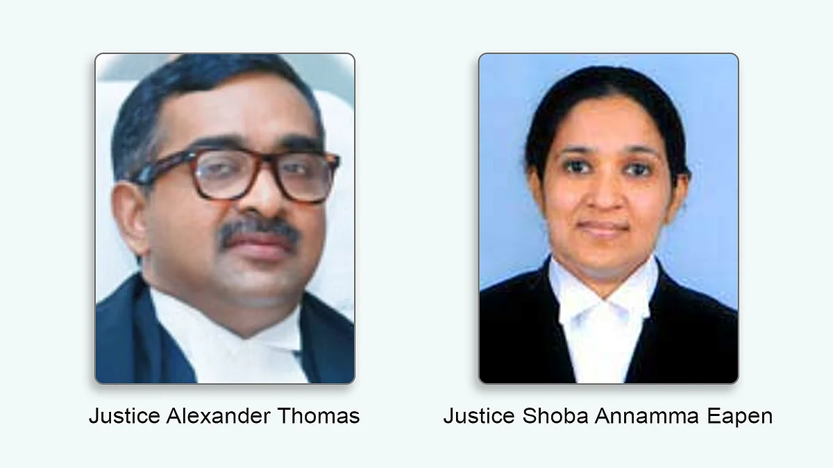 Justices Alexander Thomas and Shoba Annamma Eapen