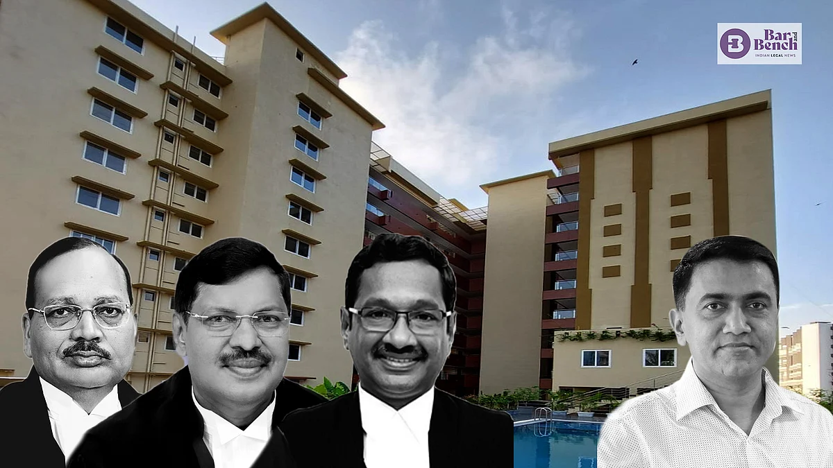 Justices BR Gavai, Surya Kant and MM Sundaresh and Goa CM Pramod Sawant