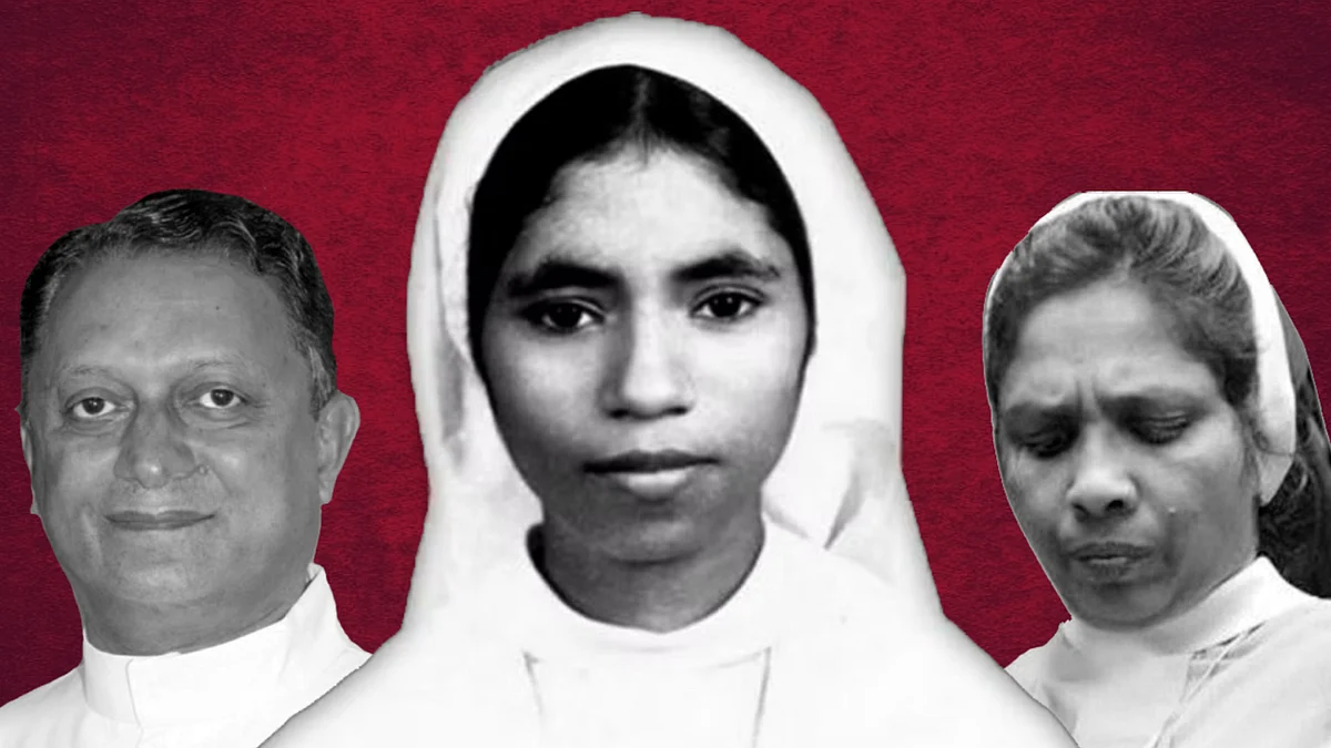 Sister Abhaya , Father Thomas Kottoor, and Sister Sephy