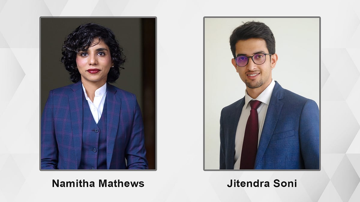 Algo Legal's Namitha Mathews and DSK Legal's Jitendra Soni join Argus Partners - Vimarsana News