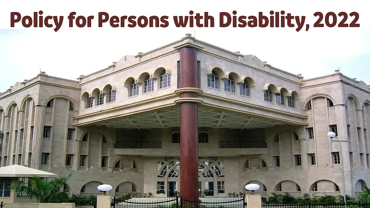 WBNUJS Policy for Persons with Disability, 2022