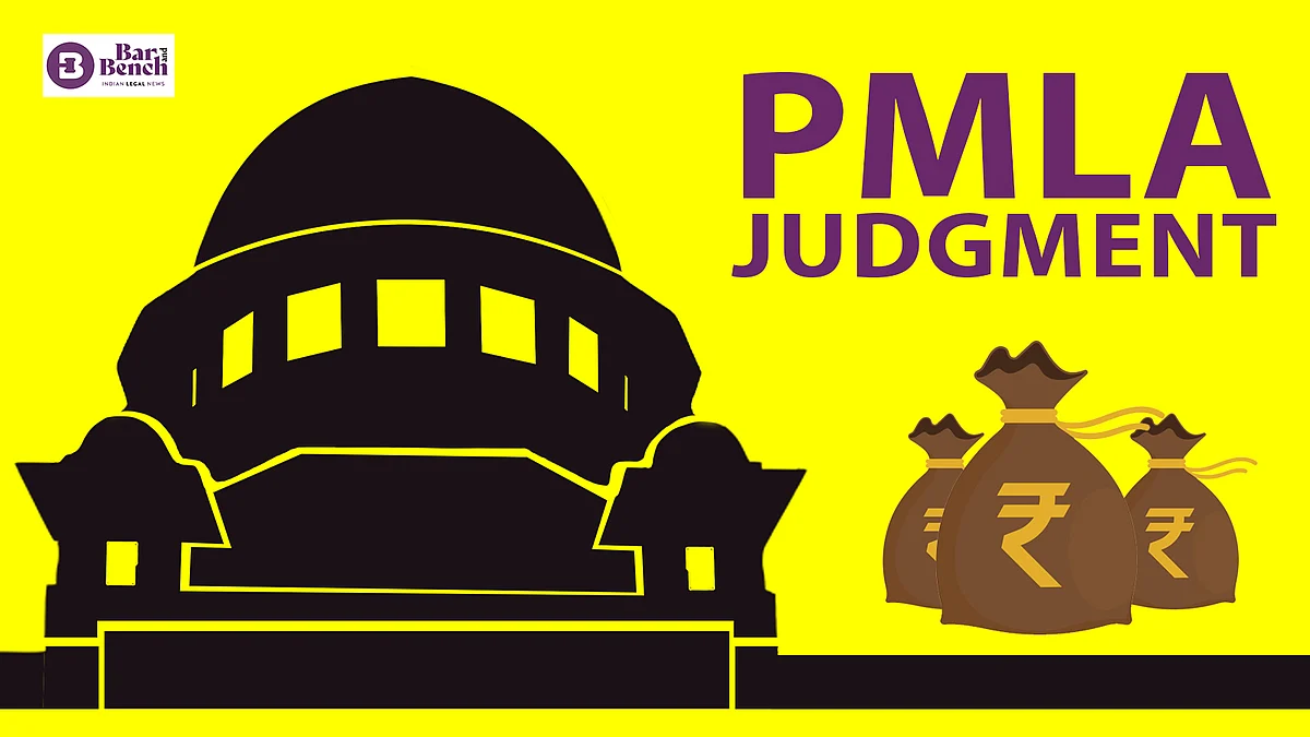 Supreme Court, PMLA Judgement