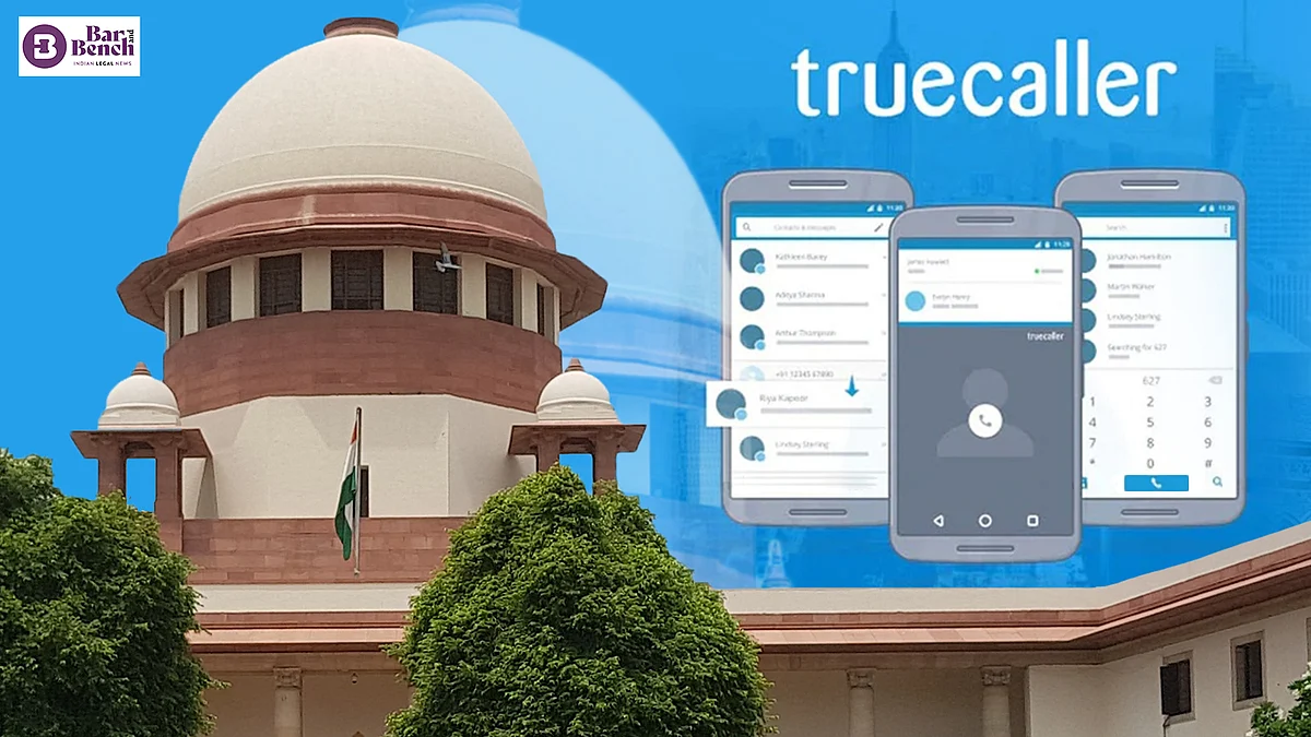 Supreme Court and truecaller app