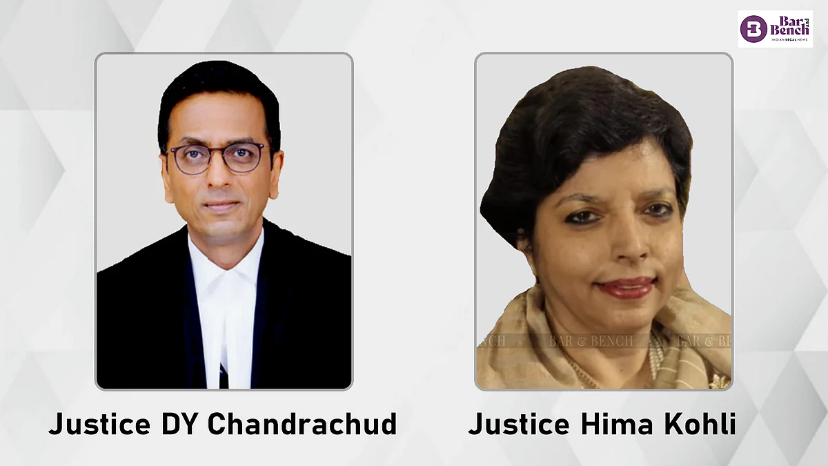 Justice DY Chandrachud and Justice Hima Kohli
