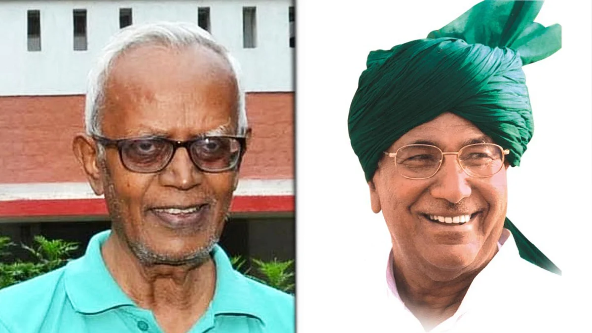 Father Stand Swamy and O P Chautala