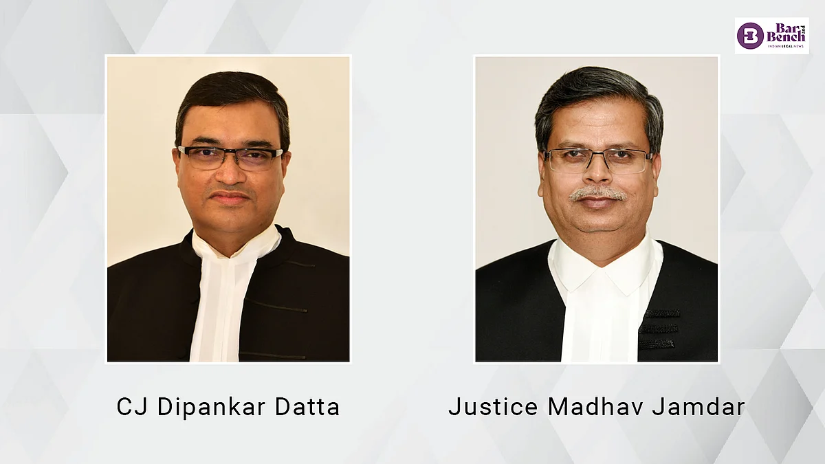CJ Dipankar datta and Justice madhav jamdar
