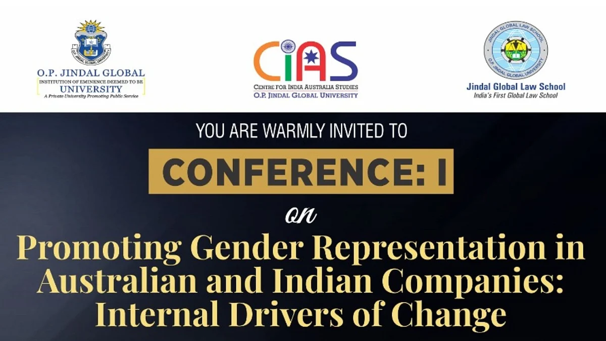 Conference: "Promoting Gender Representation in Australian and Indian Companies: Internal Drivers of Change"