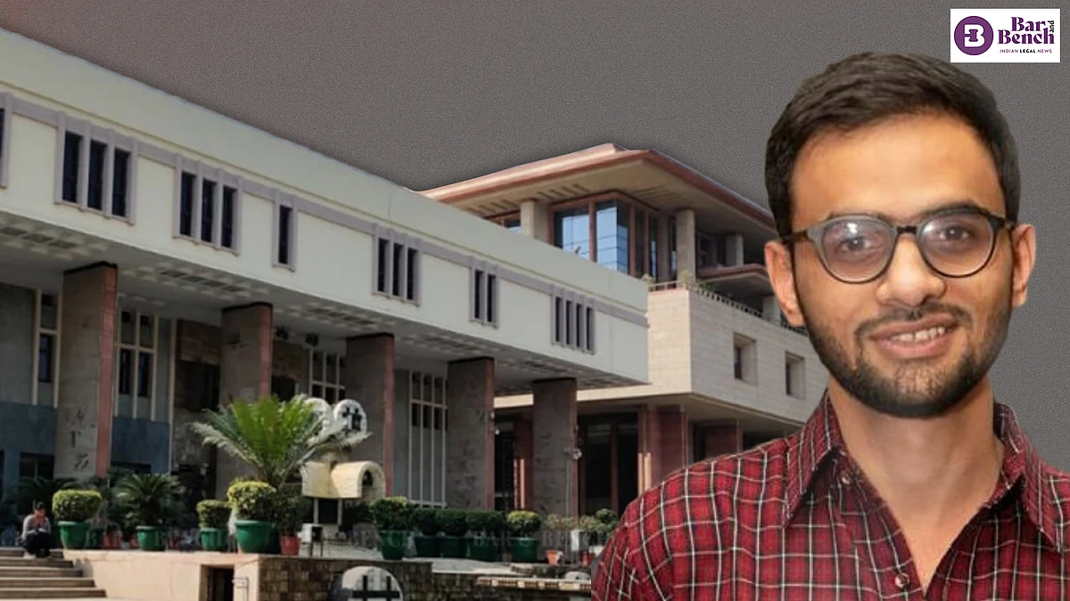 Umar Khalid with Delhi High court