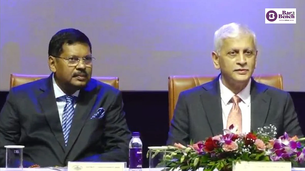 From left to right: Justice BR Gavai and CJI UU Lalit