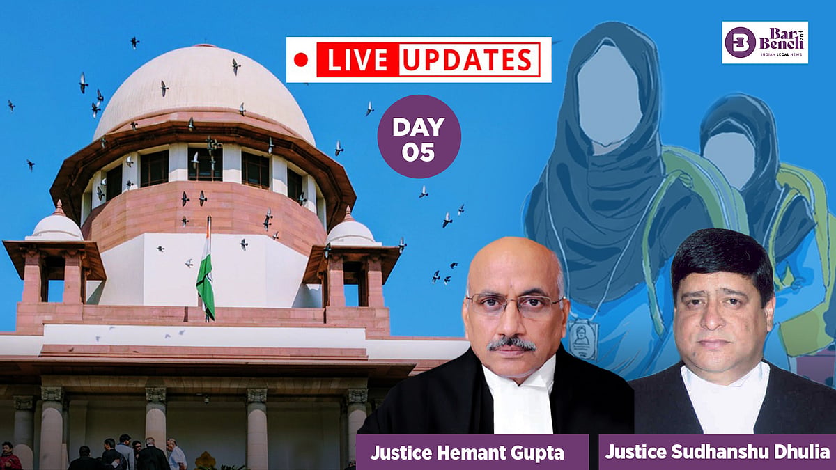 Hijab Case: LIVE UPDATES from Supreme Court [Day 5] - Vimarsana News