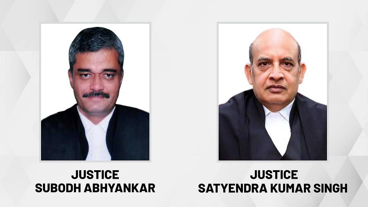 Justice Subodh Abhyankar and Justice Satyendra Kumar Singh
