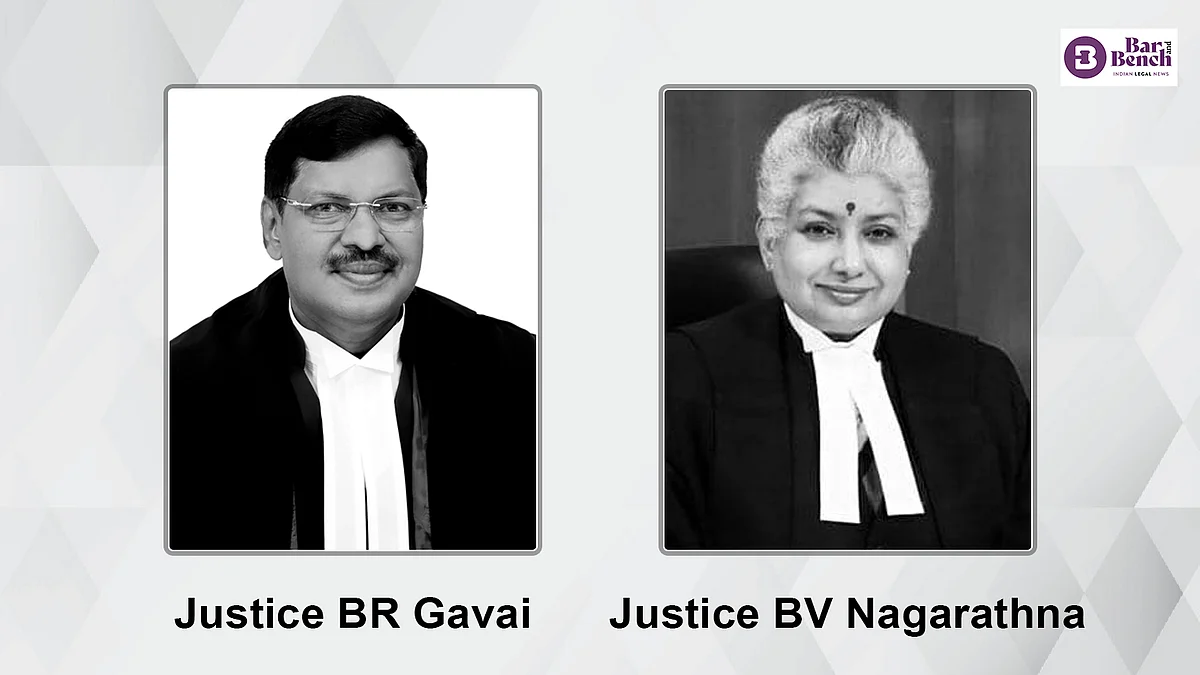 Justice BR Gavai and Justice BV Nagarathna