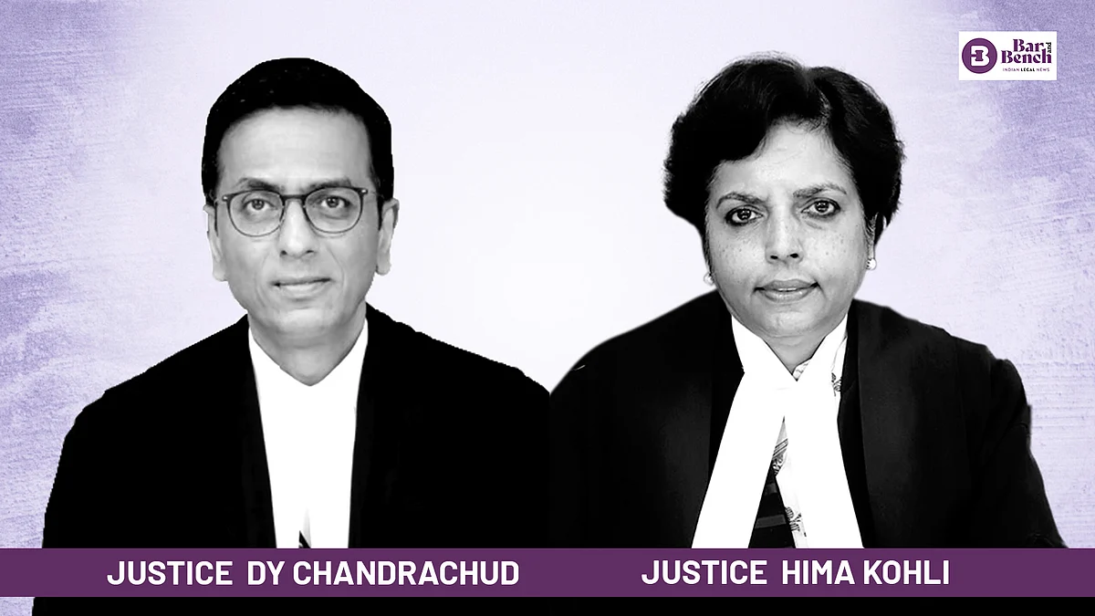 Justice DY Chandrachud and Justice Hima Kohli